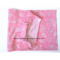 OEM -производить индивидуальные логотипные напечатанные микрофибры спортивной девушки Pink Paisley Promotional Headwear Buff